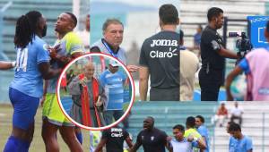 No se vio en TV: la bendición del sacerdote, la revisión polémica del FVS por parte del Génesis y la bronca que tuvieron con los jugadores de Olancho FC
