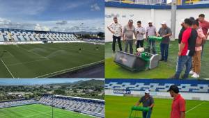 ¡Manos a la obra! Personal de Juticalpa recibió formación para cuidar el Estadio Juan Ramón Brevé, casa del Olancho FC y Juticalpa.
