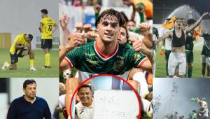 Marathón celebró la clasificación a la final en la cara de Real España, la tristeza de los aurinegros tras un nuevo fracaso y la eufórica celebración de los verdolagas luego de clasificar y sellar el boleto a la Copa Centroamericana. (FOTOS: Mauricio Ayala, Neptalí Romero y Yoseph Amaya)