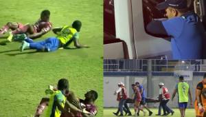 Diario Diez conoció la dura lesión que sufrió Romario, jugador del Motagua, ante Olancho y el tiempo de recuperación