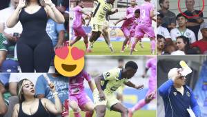 Todo lo que se vivió este sábado en el Estadio Excélsior durante el triunfo de Motagua sobre Platense. El entrenador de Real España estuvo presente en el Estadio Excélsior y la aficionada que levantó suspiros.
