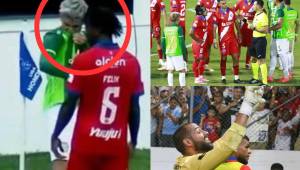 Sale a la luz el feo gesto que tuvo Chuy Pérez con Félix García, la burla de Menjívar al Marathón y todas las polémicas del clásico que le quitó el invicto al Olimpia