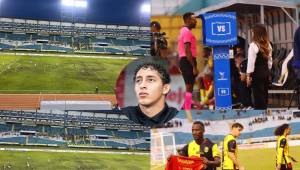 NO SE VIO EN TELEVISIÓN: Nixon Cruz nuevamente desparecido, llegó el fichaje de Real España y el motivo del lodo en el Estadio Olímpico de San Pedro Sula.