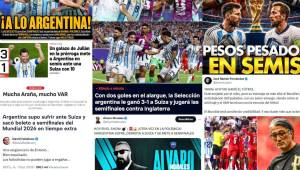 Argentina volvió a sufrir para clasificar a semifinales del Mundial 2026 en otro partido que tuvo polémica frente a Suiza. Así reacciona la prensa sobre el pase de la Albiceleste, donde se medirá ante Inglaterra.