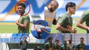 EN FOTOS: Rostros serios, las dos noticias positivas que alegran a Molina y el curioso entreno de Palma en el entrenamiento matutino previo al vuelo ante Jamaica.