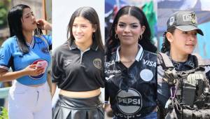 ¡QUÉ HERMOSAS! Barbie Policía cautivó afuera del Estadio Nacional, las chicas hermosas del Motagua y la guapísima que robó suspiros. FOTOS: Marvin Salgado | Alex Pérez.