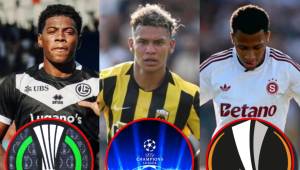 Kervin Arriaga, Dereck Moncada y Luis Palma son los tres hondureños incluidos entre los 15 futbolistas centroamericanos que participarán en la Champions, Europa y Conference League 2026/27.