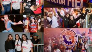 Todo el ambiente que se vive en el Estadio Nacional antes de que arranque el partido entre Olimpia ante Luis Ángel Firpo por la Copa Centroamericana. (Fotos Marvin Salgado)