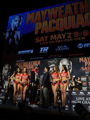 La mejores imágenes previo a la pelea del siglo