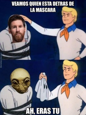 Lionel Messi, protagonista de los memes tras la goleada del Barcelona al Celta