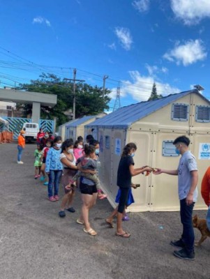 Romell Quioto y su gesto solidario en Tegucigalpa en vísperas de la Navidad