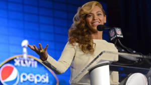 Beyonce silenció a los periodistas del Super Bowl previo a una conferencia de prensa.