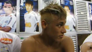 Neymar podría estar por última vez en el camerino del Santos.
