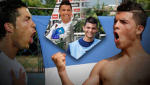 A Julio Sierra le gusta imitar a Cristiano Ronaldo y sueña con jugar en Real Madrid.