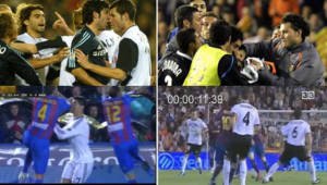 Además de Cristiano, Los futbolistas Messi, Figo, Llorente y Burdisso han sido agredidos por el defensor español.