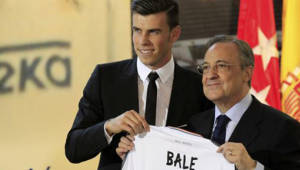 Florentino Pérez dijo que la 'determinación y convicción' de Bale fueron claves para su fichaje.