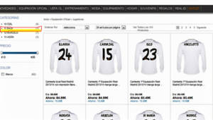 En la tienda oficial del club merengue ya aparece a la venta la camisa 11 de Gareth Bale