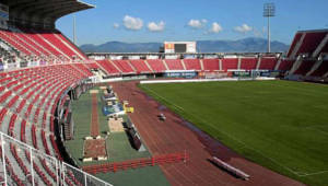 El estadio Son Moix de Palma de Mallorca es la sede del España-Bielorrusia.