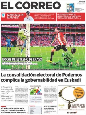 Viernes: Las portadas de los diarios deportivos del planeta