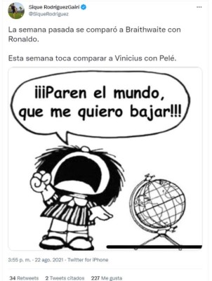 Vuelan las redes: Real Madrid empata contra Levante y Vinicius es la gran víctima de los memes