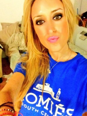 Bárbara Blanco, la hermosura que piden para la presidencia del Rácing