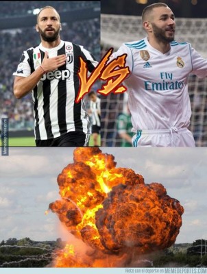 ¡Qué memes! Cristiano, Benzema y Higuaín los protagonistas de memes tras el Juventus-Madrid