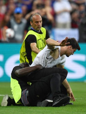 Lo que no viste en la televisión de la final de la Euro entre Francia y Portugal