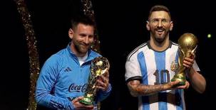 Vídeo: La increíble estatua que le hizo la Conmebol a Lionel Messi por ser campeón del Mundo; estará junto a la de Pelé y Maradona