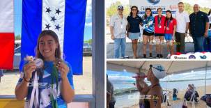 ¡Orgullo cinco estrellas! La Nadadora hondureña Michell Ramírez sigue sumando medallas en Puerto Rico