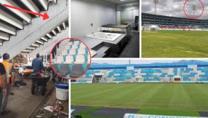Mario Moncada y Condepor confirmaron más arreglos dentro y fuera del estadio “Chelato Uclés” de Tegucigalpa: Nuevas luces, butacas por todo el recinto y un museo deportivo.