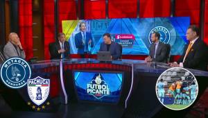 David Faitelson, “El Chelís”, Mario Carrillo, Mauricio Ymay y Dionisio Estrada en el programa ‘Fútbol Picante’ de ESPN.