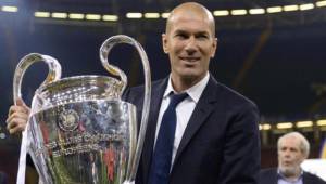 Zidane conquistó tres Champions League al hilo como entrenador del Real Madrid.