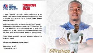 El veloz futbolista hondureño y seleccionado nacional es nuevo jugador del Olimpia.
