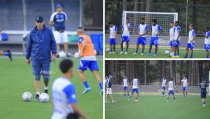 Con Diego Vázquez al mando, la Selección de Honduras inició este lunes 6 el primer microciclo del mes de febrero. Fotos Mauricio Ayala.