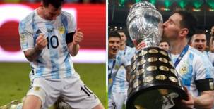 Lionel Messi habló tras consagrarse campeón con Argentina en la Copa América 2021.