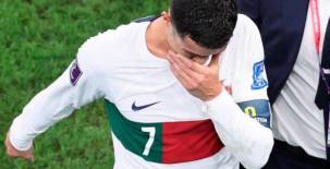 Cristiano Ronaldo salió llorando de su último partido con la selección de Portugal.
