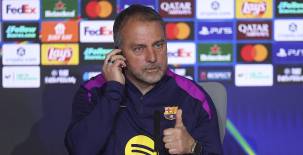 Flick va por la remontada ante el Atlético y habla del arbitraje: Estoy calmado, ya sé lo que hay