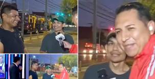 Periodista entrevistó a dos aficionados por el repechaje mundialista... ¡y venían saliendo de la cárcel!