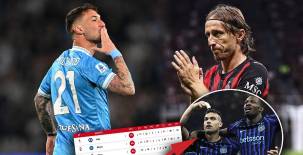 La tabla de posiciones de la Serie A italiana tras el triunfo del Napoli sobre el Milan y la goleada del Inter.