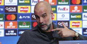Pep Guardiola en la conferencia de prensa previo a la final que disputará ante Real Madrid en la Champions.