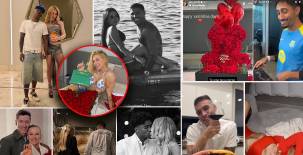 Así disfrutaron del día de los enamorados las grandes figuras del fútbol: los regalos de Vinicius para su novia Virginia y Raphinha se lució.