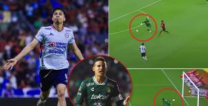 Liga MX: portero de Cruz Azul cometió dos terribles errores ante Atlas; James Rodríguez tumba a las Chivas