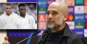 ¿Cansado de enfrentar al Madrid? Guardiola responde y lo que dijo de Vinicius y Mbappé: No tengo relación con él