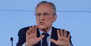 Florentino Pérez, presidente del Real Madrid, brindó una polémica conferencia de prensa donde lanzó fuertes cuestionamientos a los periodistas.
