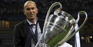 Zinedine Zidane conquistó tres Champions League al hilo con el Real Madrid.