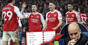 Tabla de posiciones Premier League: el líder Arsenal propina goleada y Manchester City queda obligado ante Liverpool