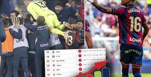 Tabla de posiciones Liga Española: Levante rompe la mala racha con dos goles milagrosos y busca salvarse