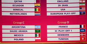 Ya están definidos los grupos del Mundial de Qatar 2022.