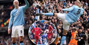 Haaland destrozó al Liverpool: Manchester City propina paliza y avanza a las semis de la FA Cup