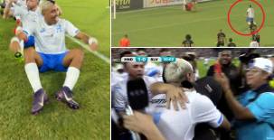 Supremo no perdona desde el punto penal: ¡derechazo al ángulo para levantar al Morazán y lo festeja con Milagro Flores!